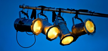 tent and temporary lighting